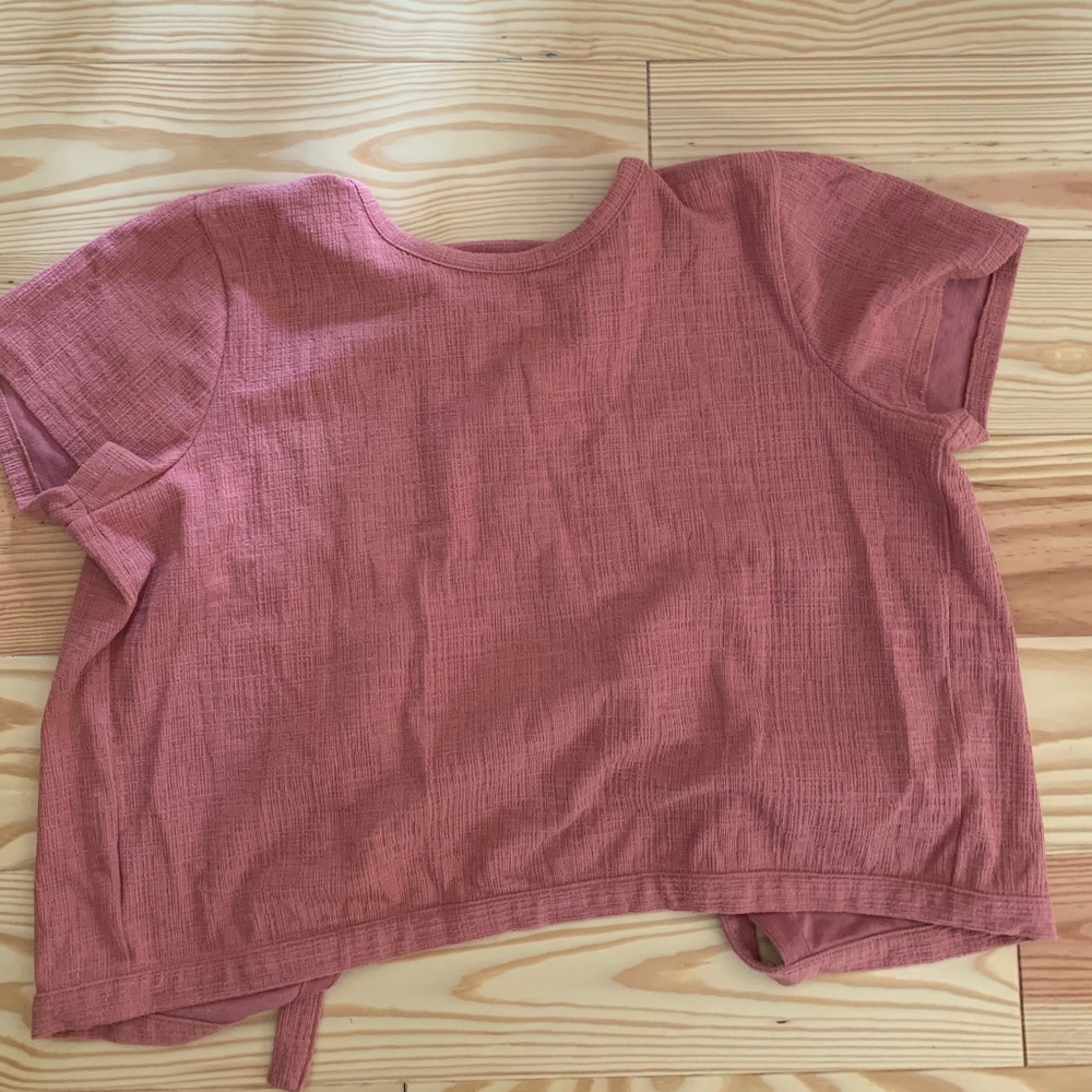 Madewell Shirt with tie in back